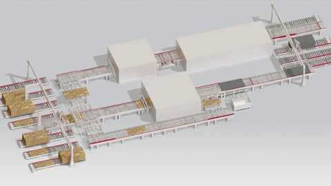 3D-Rendering von Automatisierungslösungen für die Türenindustrie