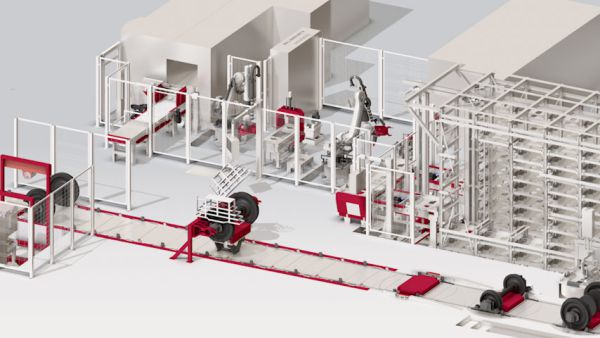 3D rendering of system solutions for the railway industry 