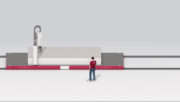 3D-Renderings von Materialflusssystemen in der Intralogistik